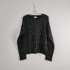 Women's Calvin Klein Jeans Metallic Knit Sweater Size Large NEW